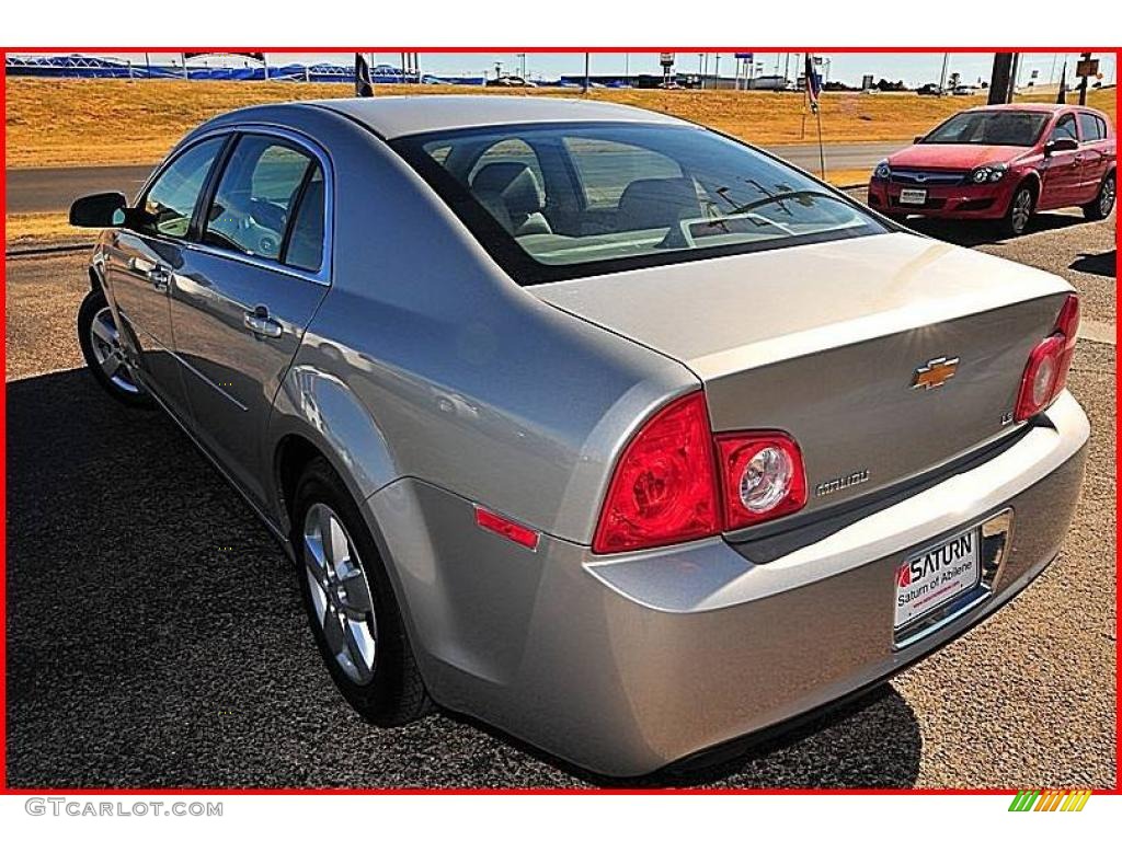 2008 Malibu LS Sedan - Silverstone Metallic / Titanium Gray photo #3