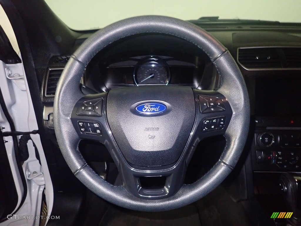 2018 Explorer XLT 4WD - Oxford White / Ebony Black photo #32