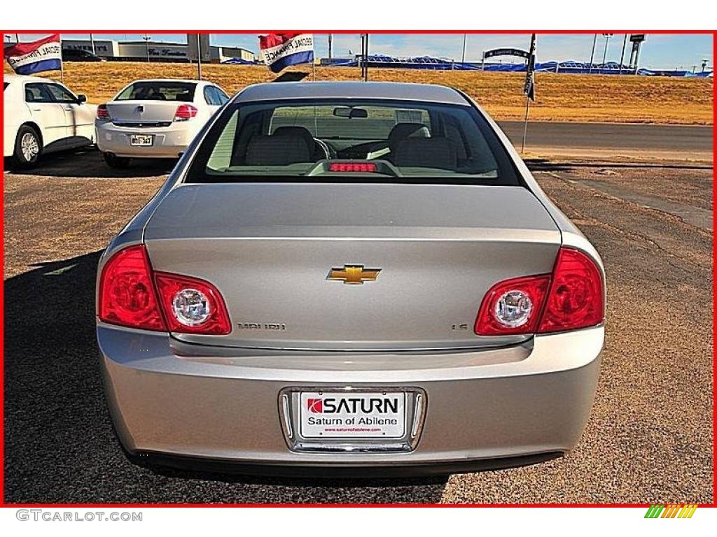 2008 Malibu LS Sedan - Silverstone Metallic / Titanium Gray photo #4