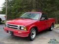 Bright Red 1994 Chevrolet S10 LS Extended Cab Exterior