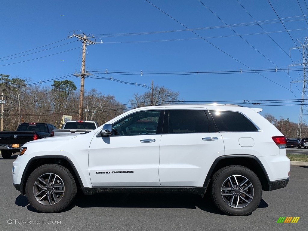 2021 Grand Cherokee Limited 4x4 - Bright White / Black photo #3