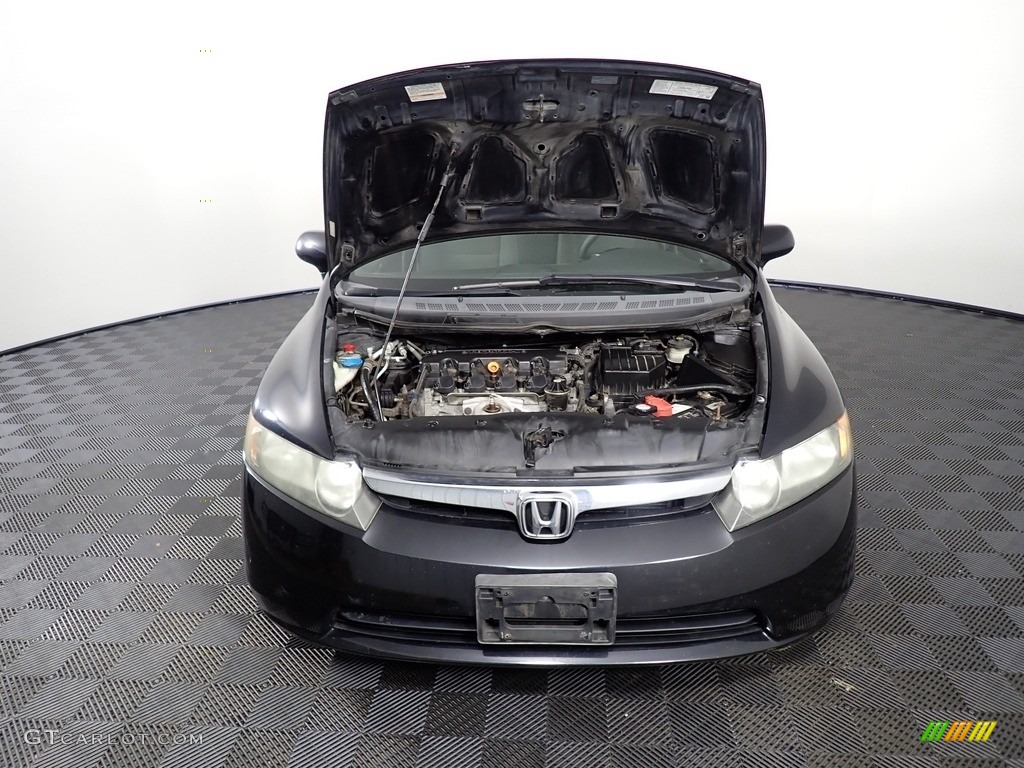 2007 Civic LX Sedan - Nighthawk Black Pearl / Black photo #5