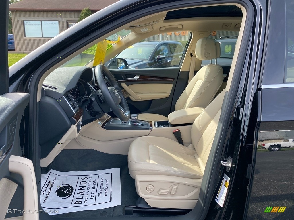 Atlas Beige Interior 2018 Audi Q5 2.0 TFSI Prestige quattro Photo #141535910