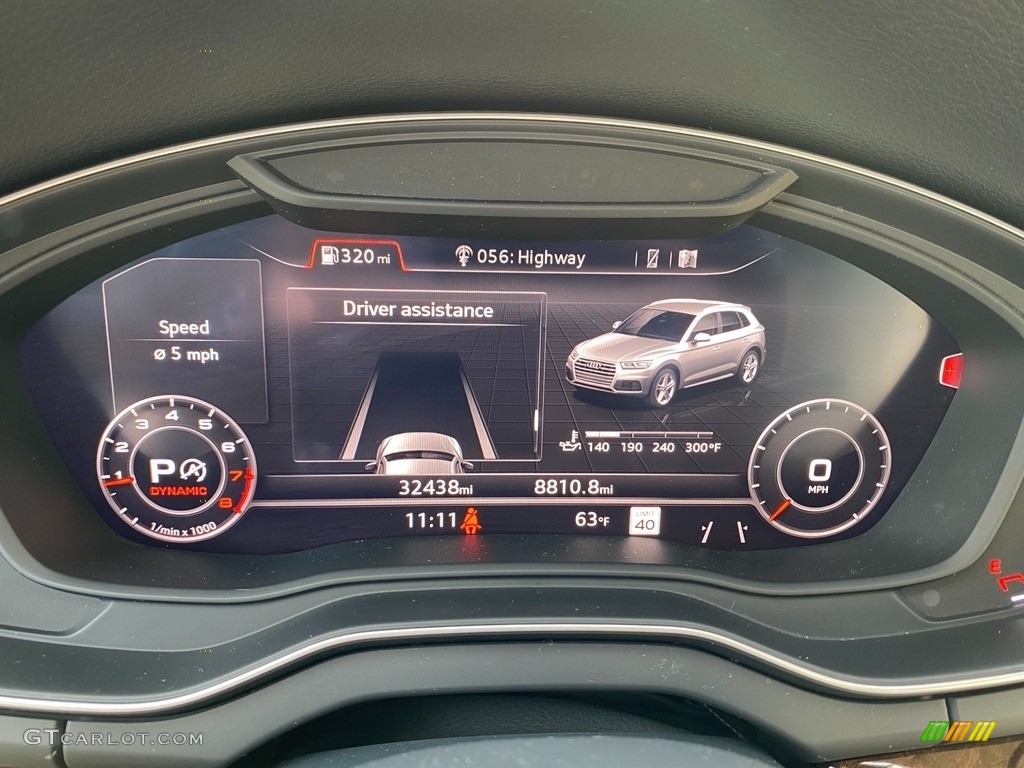 2018 Audi Q5 2.0 TFSI Prestige quattro Gauges Photo #141536111