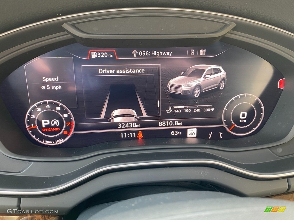 2018 Audi Q5 2.0 TFSI Prestige quattro Gauges Photo #141536180