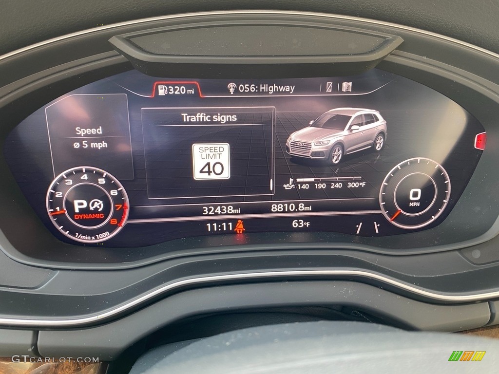 2018 Audi Q5 2.0 TFSI Prestige quattro Gauges Photo #141536195