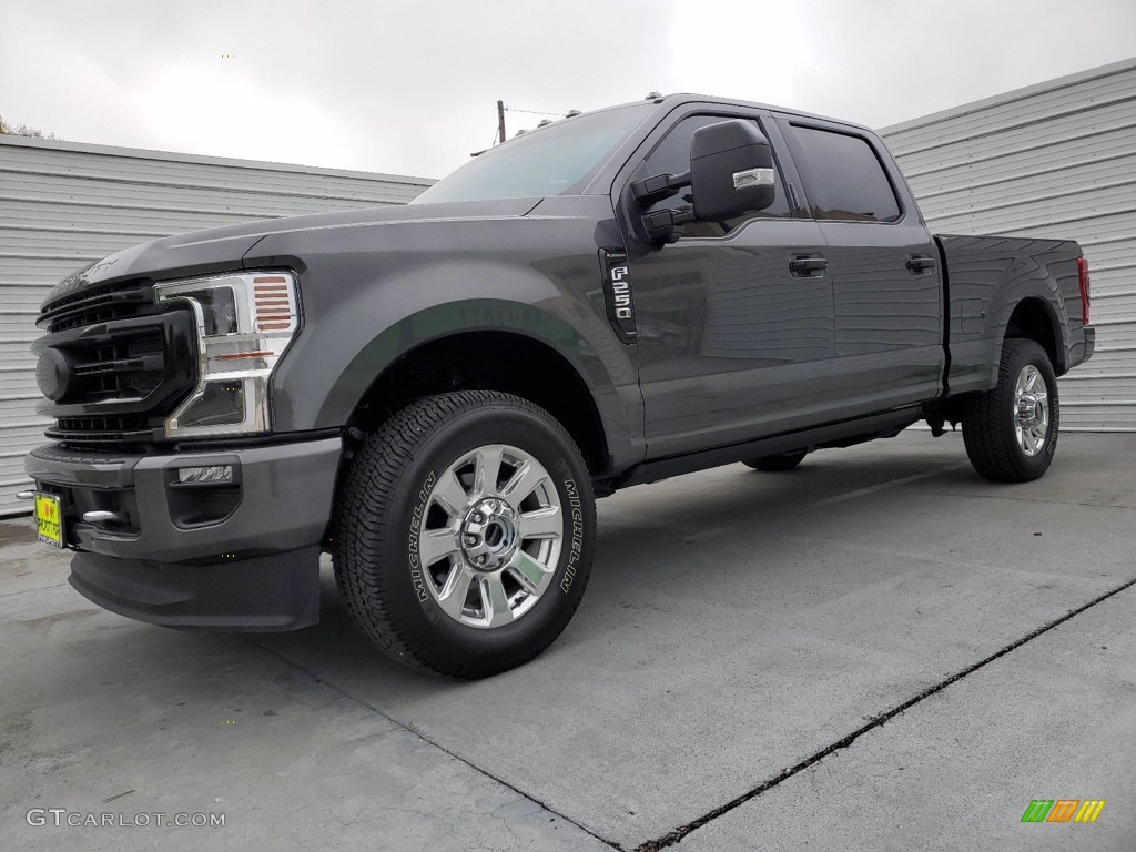 2020 F250 Super Duty Platinum Crew Cab 4x4 - Silver Spruce / Black photo #2