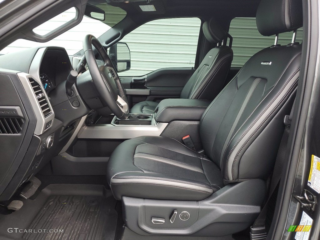 2020 F250 Super Duty Platinum Crew Cab 4x4 - Silver Spruce / Black photo #4