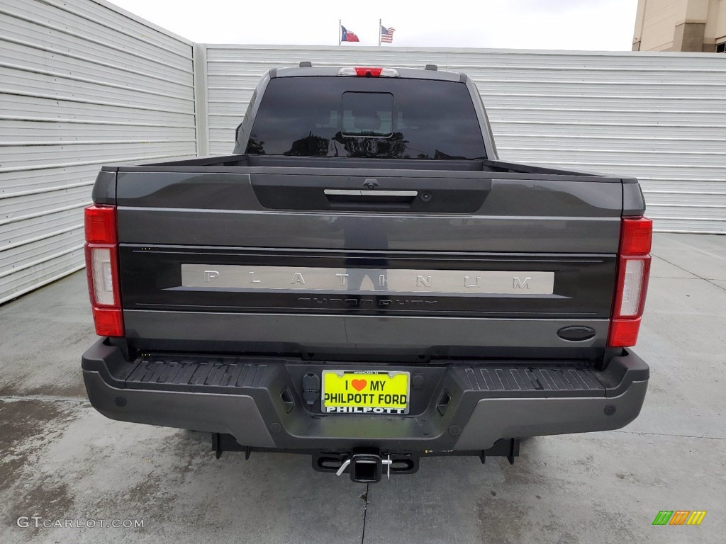 2020 F250 Super Duty Platinum Crew Cab 4x4 - Silver Spruce / Black photo #7