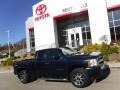 2011 Blue Granite Metallic Chevrolet Silverado 1500 LS Extended Cab 4x4  photo #2