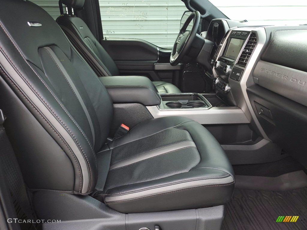 2020 F250 Super Duty Platinum Crew Cab 4x4 - Silver Spruce / Black photo #30