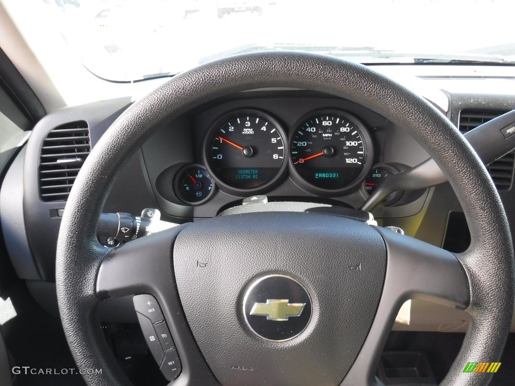 2011 Silverado 1500 LS Extended Cab 4x4 - Blue Granite Metallic / Dark Titanium photo #22