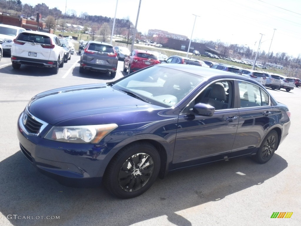 2009 Accord LX Sedan - Royal Blue Pearl / Gray photo #5