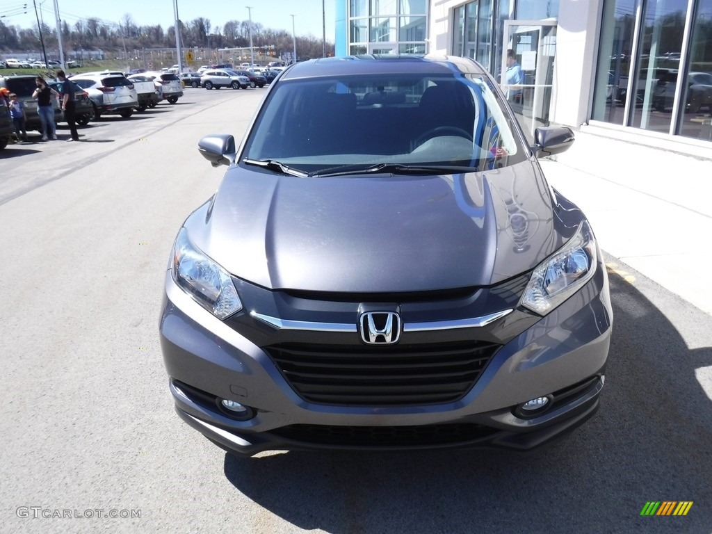 Modern Steel Metallic 2018 Honda HR-V EX AWD Exterior Photo #141539366