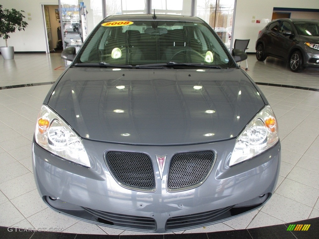 2008 G6 V6 Sedan - Dark Steel Gray Metallic / Ebony Black photo #2