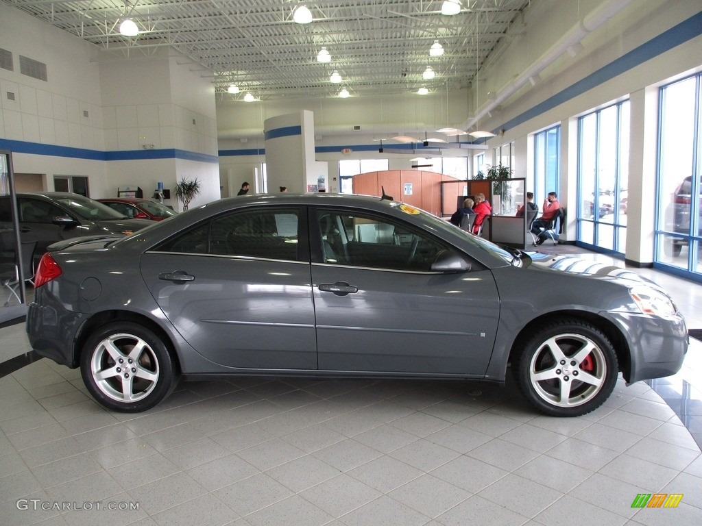 2008 G6 V6 Sedan - Dark Steel Gray Metallic / Ebony Black photo #4