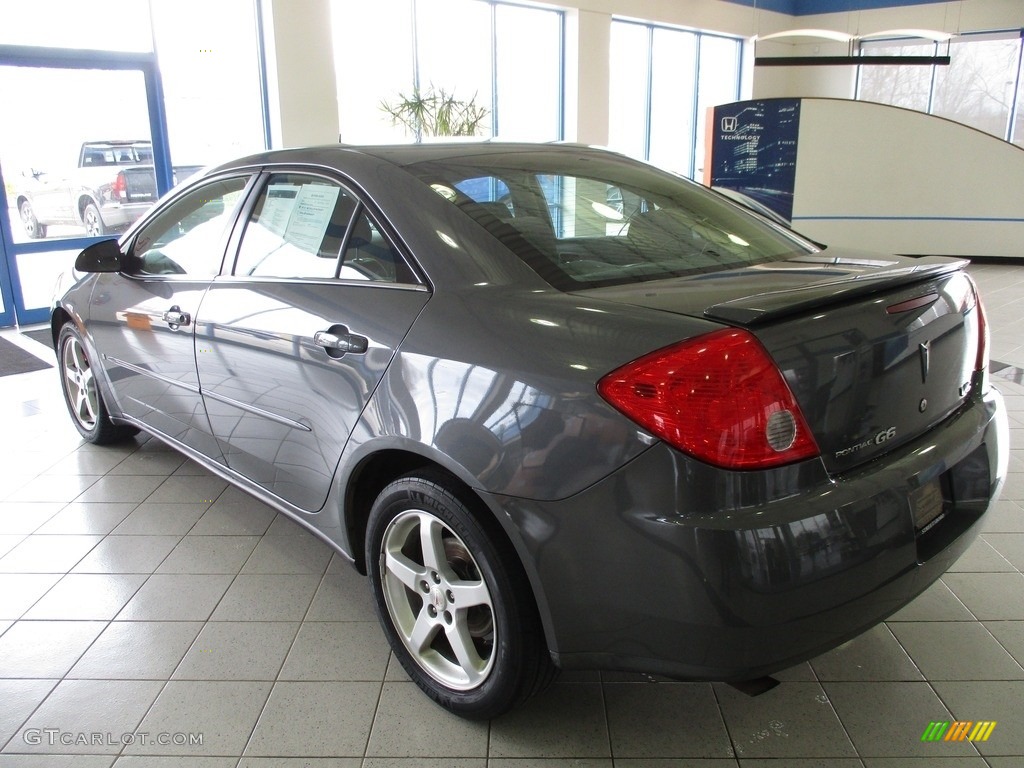 2008 G6 V6 Sedan - Dark Steel Gray Metallic / Ebony Black photo #9