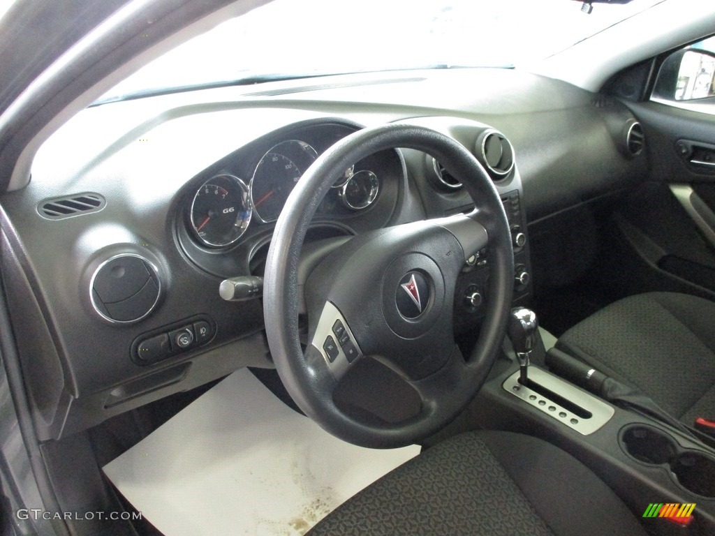 2008 G6 V6 Sedan - Dark Steel Gray Metallic / Ebony Black photo #25