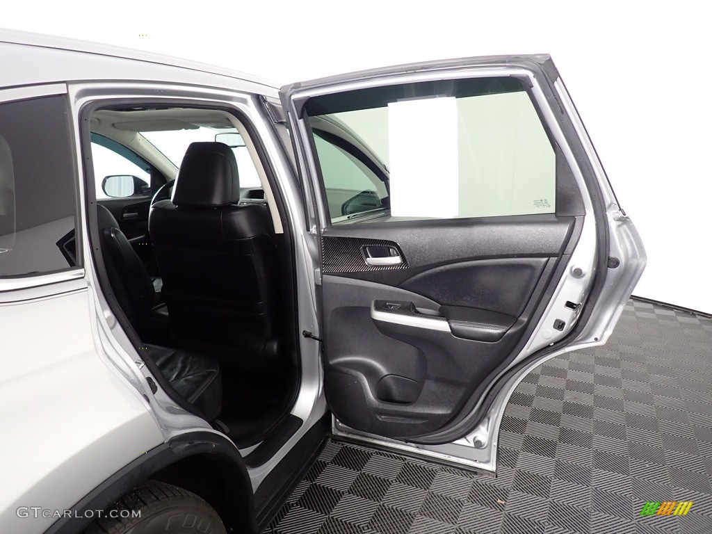 2013 Honda CR-V Touring AWD Black Door Panel Photo #141540637