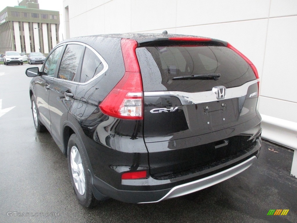 2016 CR-V EX AWD - Crystal Black Pearl / Black photo #3