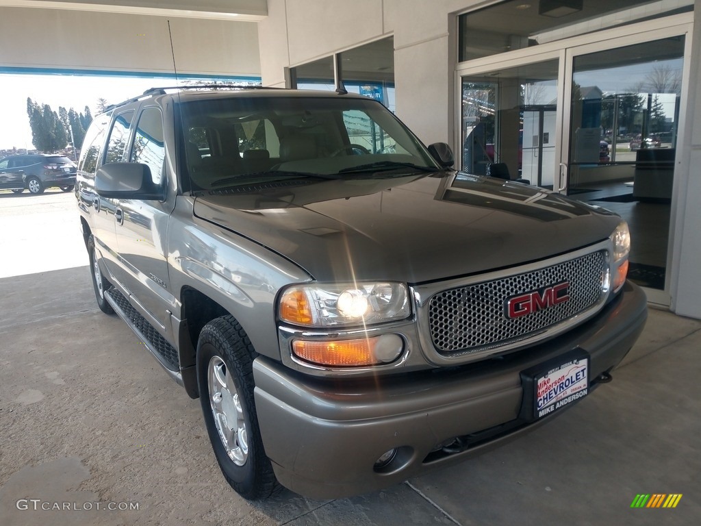 2006 Yukon XL Denali AWD - Steel Gray Metallic / Sandstone photo #2