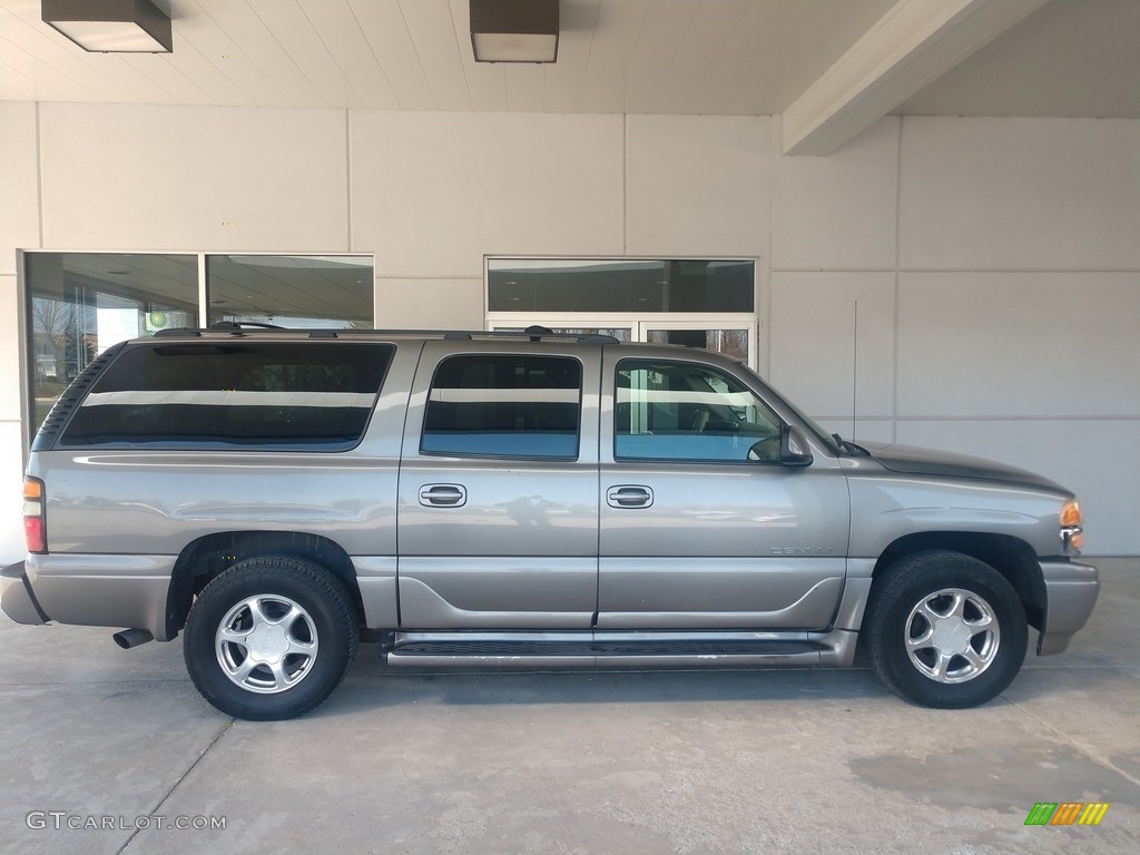 2006 Yukon XL Denali AWD - Steel Gray Metallic / Sandstone photo #3