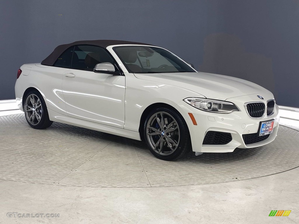 Alpine White 2017 BMW 2 Series M240i Convertible Exterior Photo #141542324