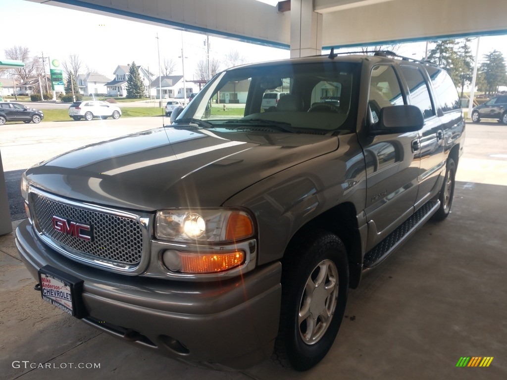 2006 Yukon XL Denali AWD - Steel Gray Metallic / Sandstone photo #9