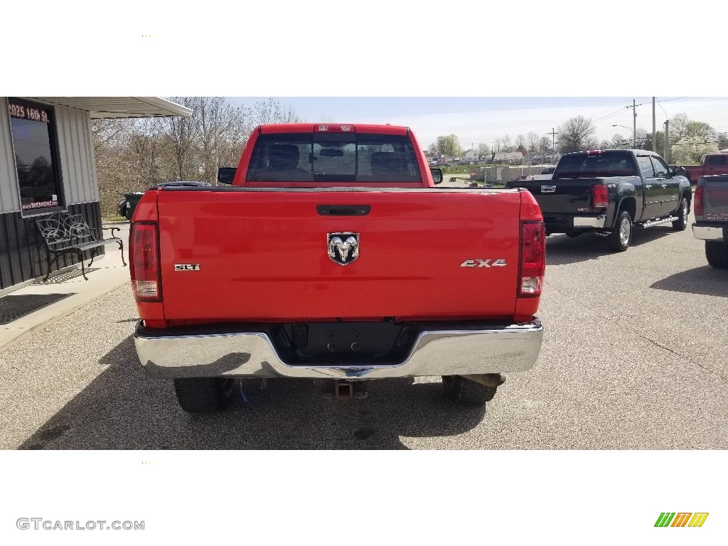 2012 Ram 2500 HD SLT Regular Cab 4x4 - Bright Red / Dark Slate/Medium Graystone photo #3