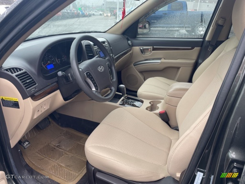 2012 Santa Fe GLS AWD - Black Forest Green / Beige photo #2