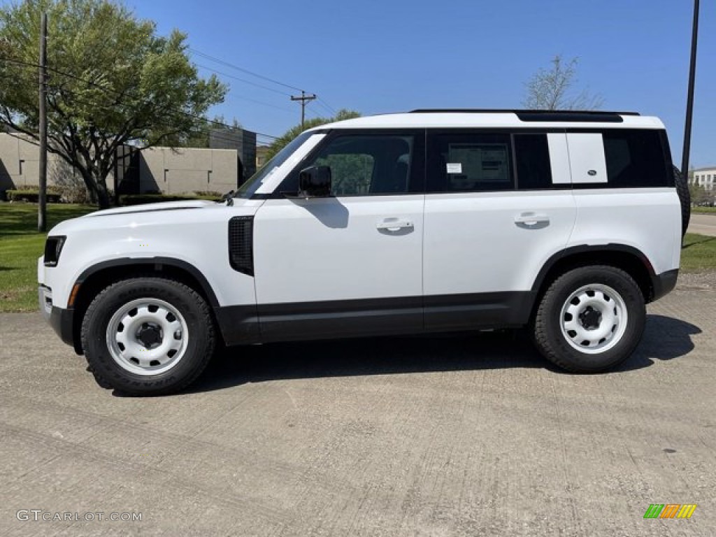 Fuji White 2021 Land Rover Defender 110 S Exterior Photo #141547467