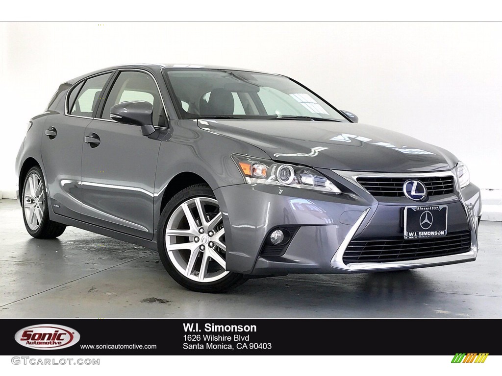 2016 CT 200h Hybrid - Nebula Gray Pearl / Black photo #1