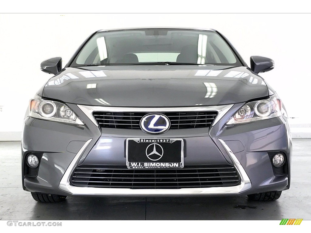 2016 CT 200h Hybrid - Nebula Gray Pearl / Black photo #2