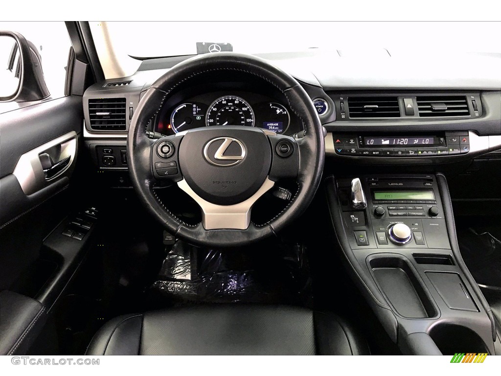 2016 Lexus CT 200h Hybrid Black Dashboard Photo #141550446
