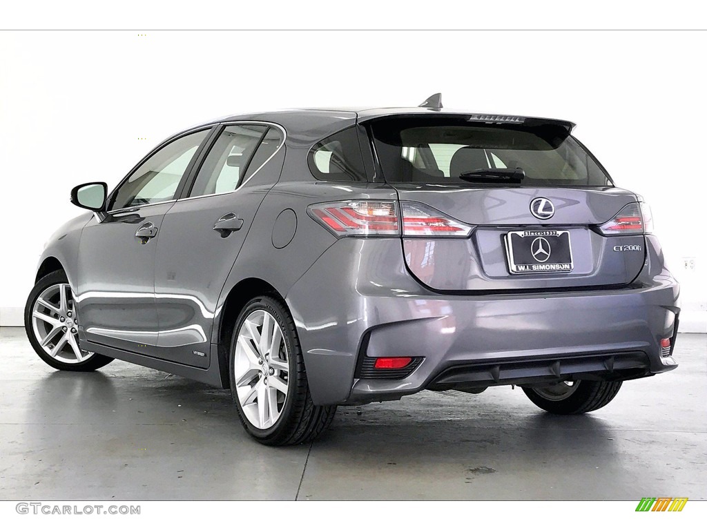 2016 CT 200h Hybrid - Nebula Gray Pearl / Black photo #10