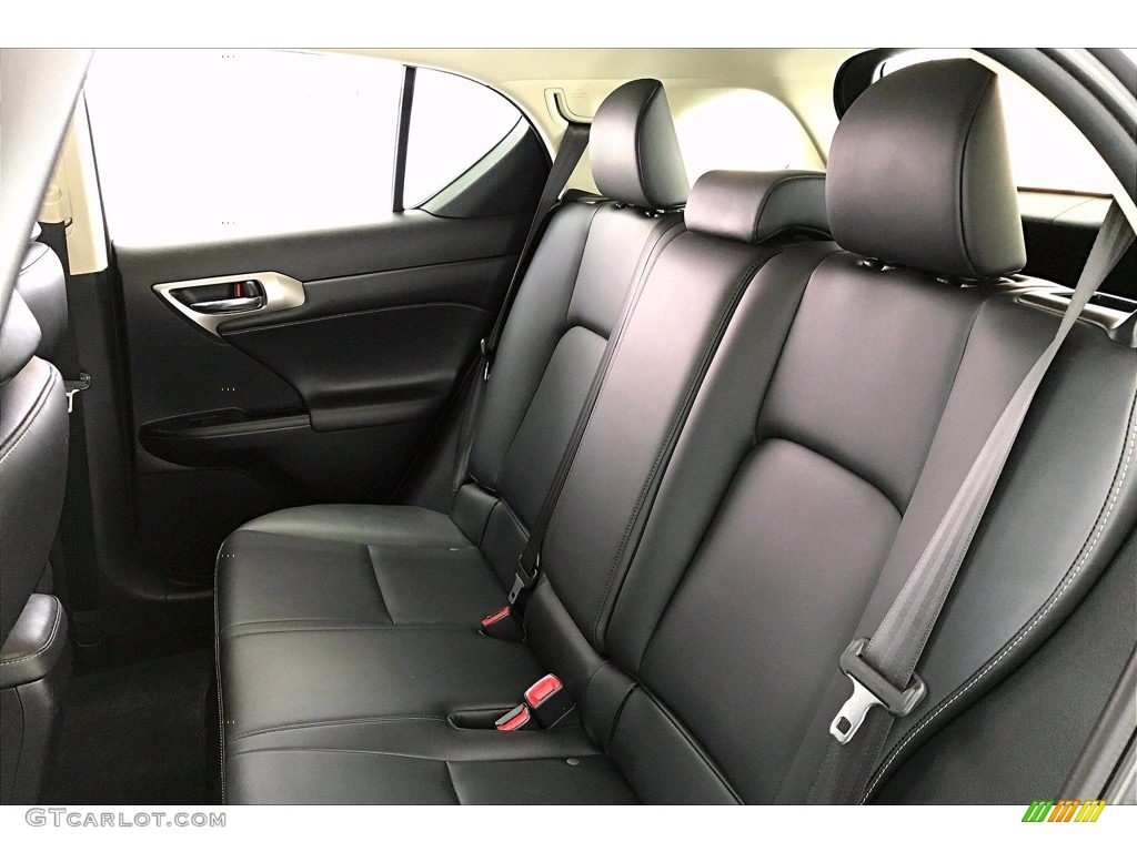 2016 Lexus CT 200h Hybrid Rear Seat Photos