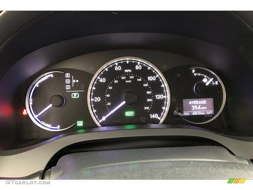 2016 Lexus CT 200h Hybrid Gauges Photo #141550566