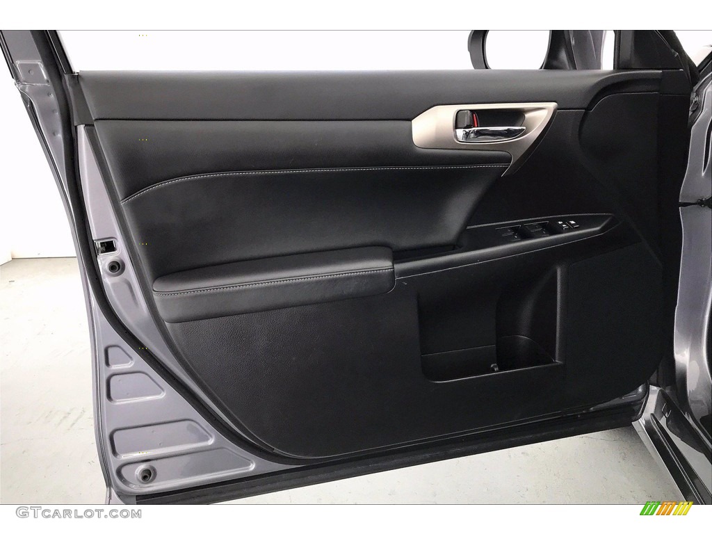 2016 Lexus CT 200h Hybrid Black Door Panel Photo #141550578