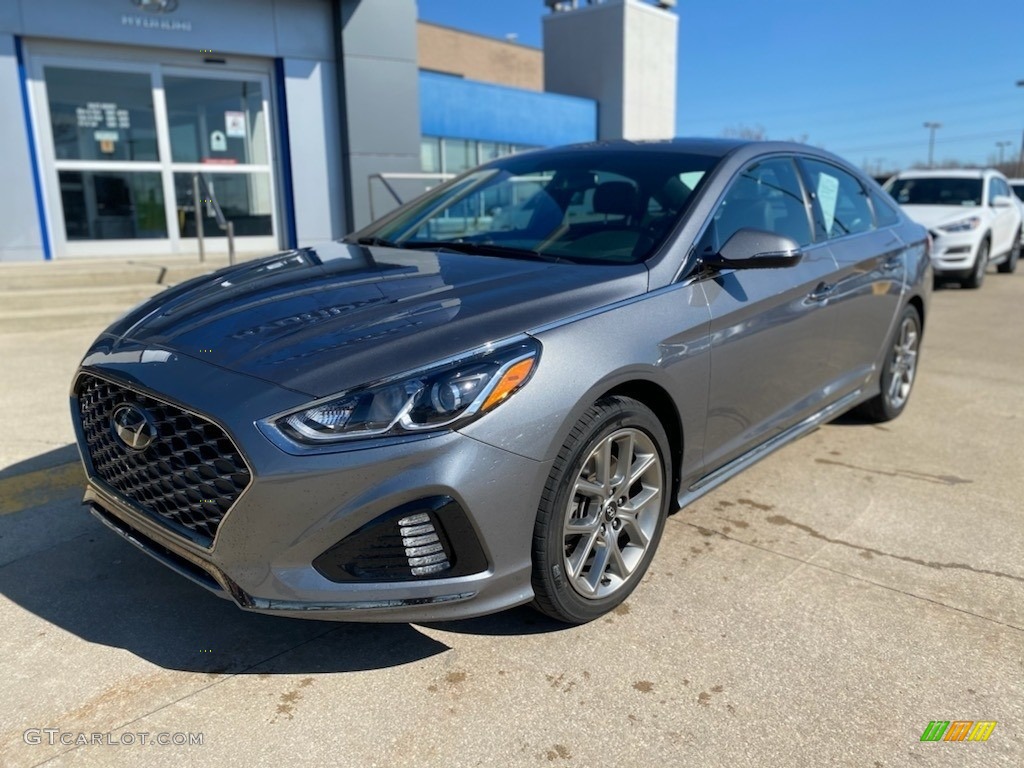 2018 Sonata Sport 2.0T - Machine Gray / Black photo #1