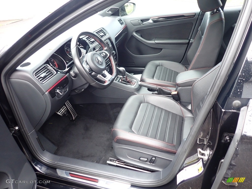 Titan Black Interior 2017 Volkswagen Jetta GLI 2.0T Photo #141552480