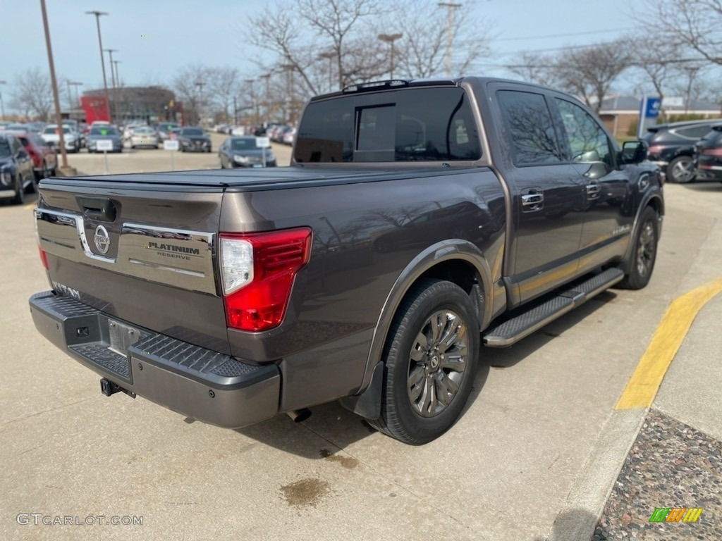 2017 Titan Platinum Reserve Crew Cab 4x4 - Java Metallic / Platinum Reserve Black/Brown photo #2