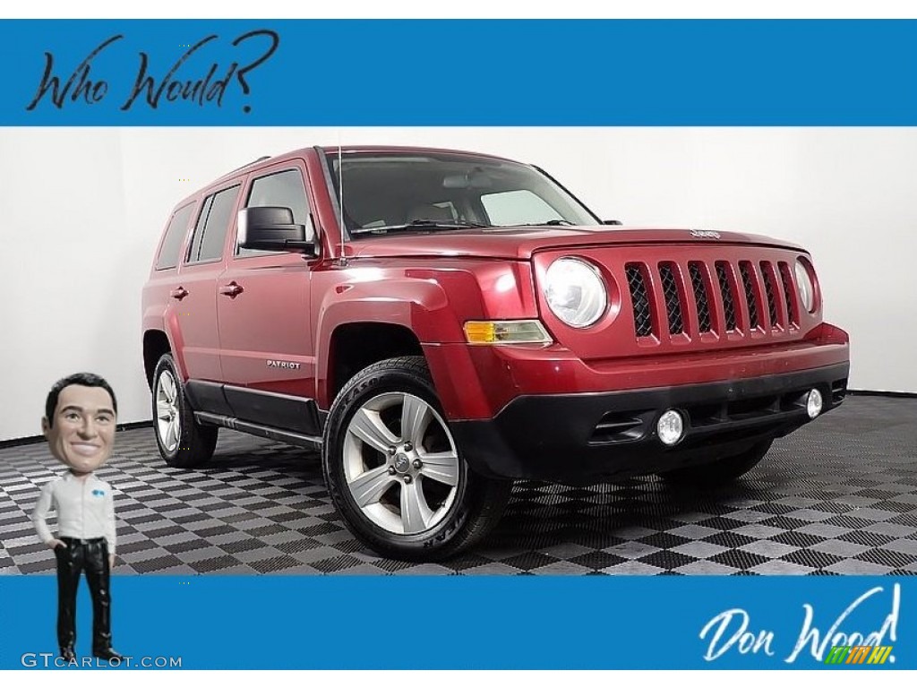 2011 Patriot Sport 4x4 - Deep Cherry Red Crystal Pearl / Dark Slate Gray/Light Pebble photo #1