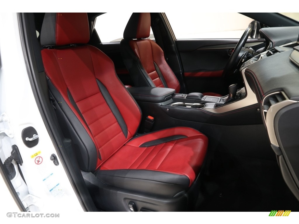 2018 NX 300 F Sport AWD - Ultra White / Circuit Red photo #17