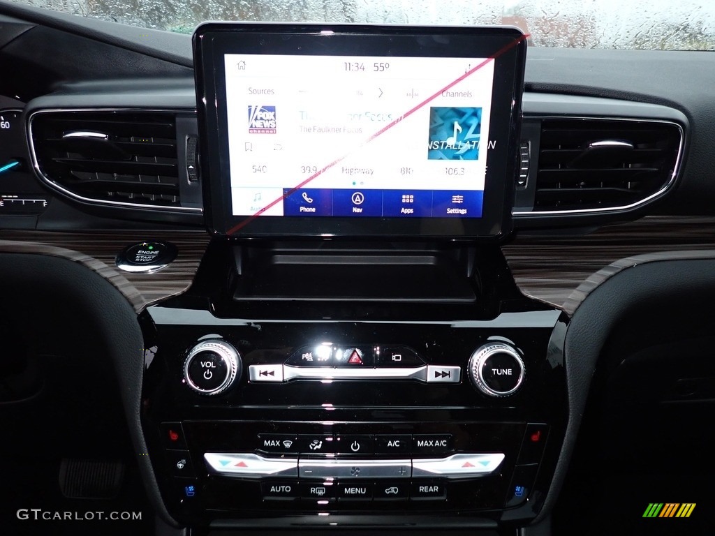 2021 Explorer Limited 4WD - Carbonized Gray Metallic / Ebony photo #20