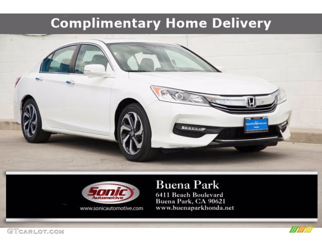 White Orchid Pearl Honda Accord