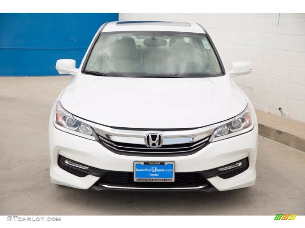 2017 Accord EX-L Sedan - White Orchid Pearl / Ivory photo #7