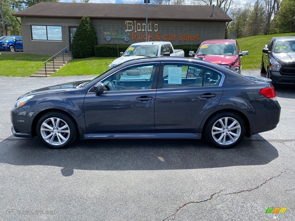 2013 Legacy 2.5i Limited - Graphite Gray Metallic / Off Black Leather photo #1