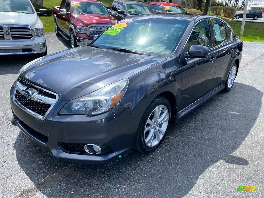 2013 Legacy 2.5i Limited - Graphite Gray Metallic / Off Black Leather photo #2