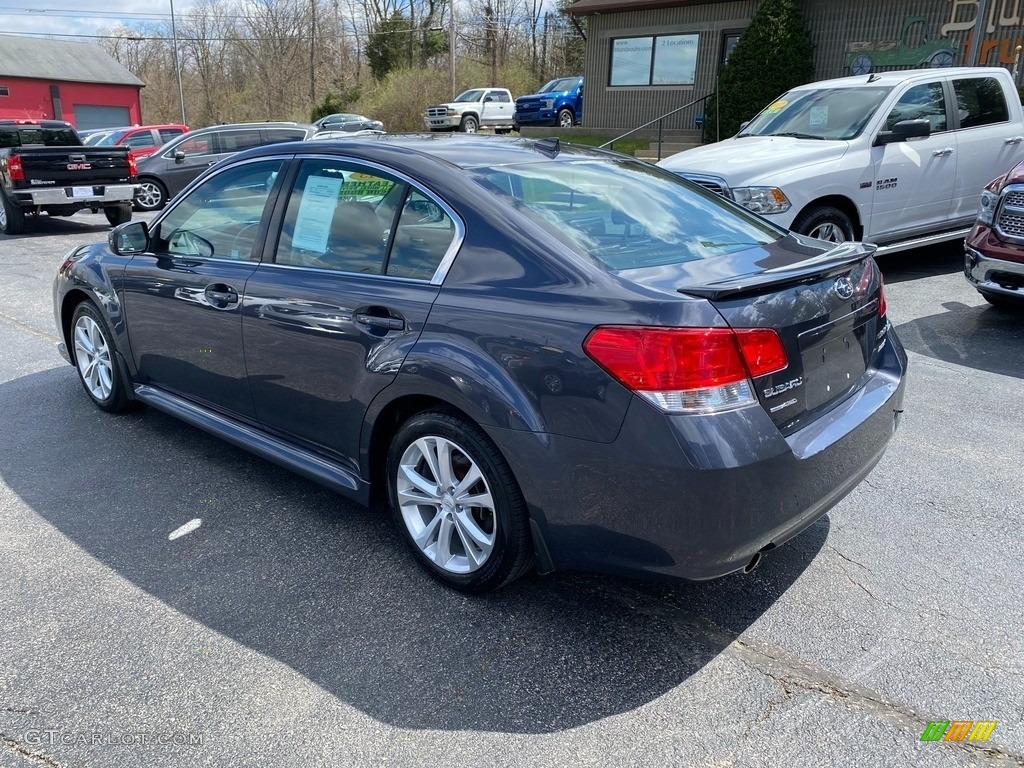 2013 Legacy 2.5i Limited - Graphite Gray Metallic / Off Black Leather photo #6