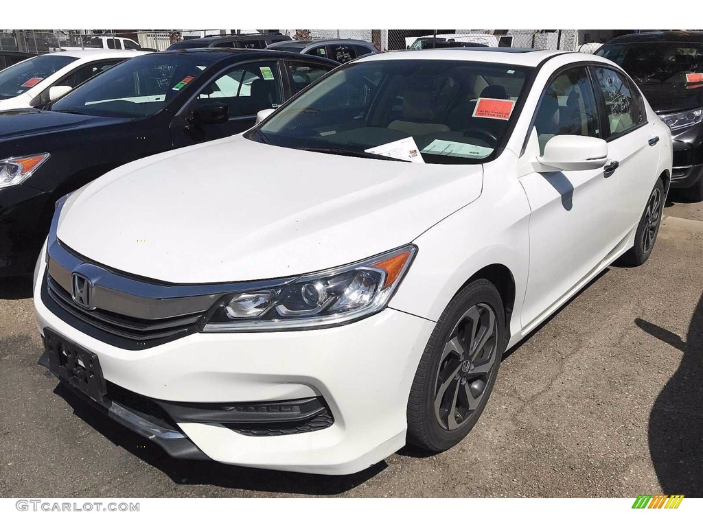 2017 Accord EX-L Sedan - White Orchid Pearl / Ivory photo #41
